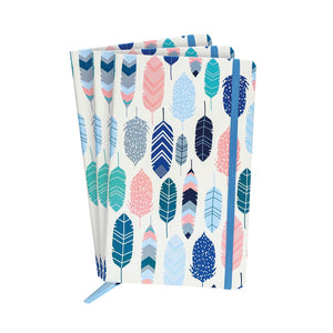 Pukka Feather Softcover Journal Blue