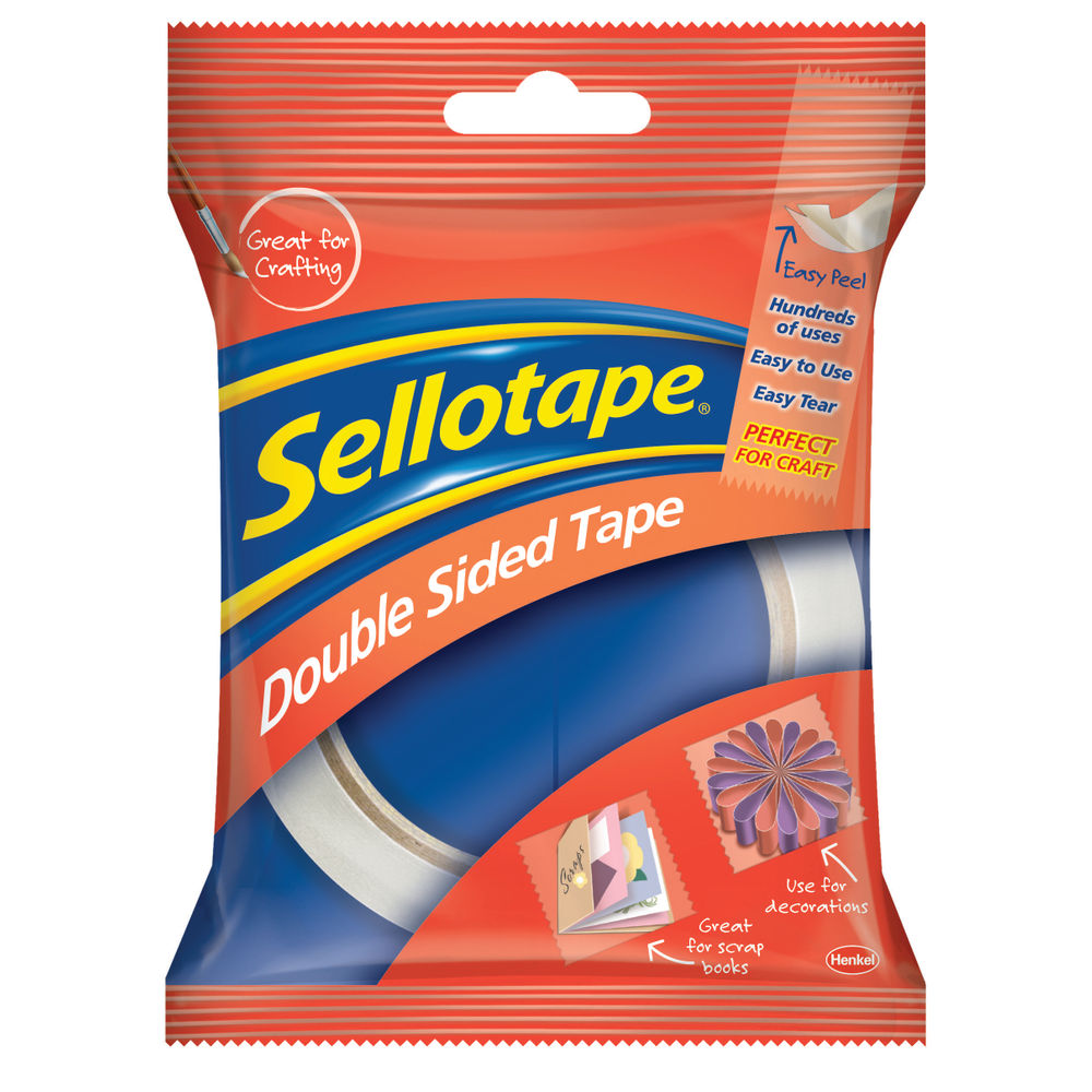 Sellotape Double Sided Tape 12mm x 33m