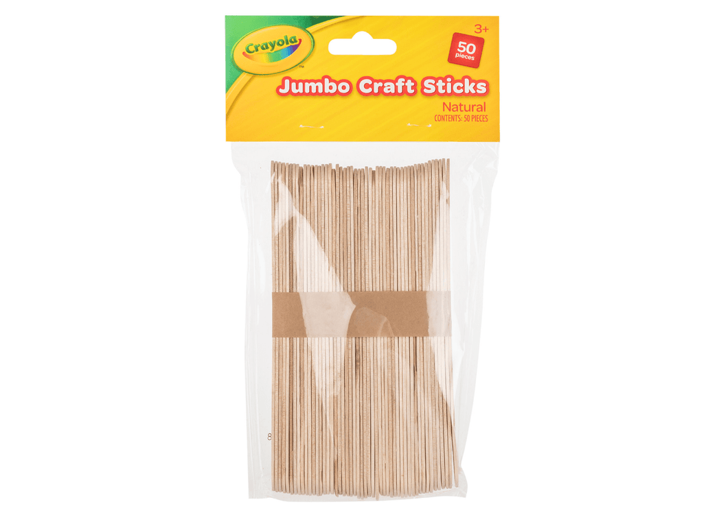 Crayola Jumbo Craft Sticks 50 pack