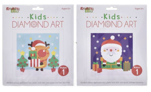 Christmas Kids Dimond Art