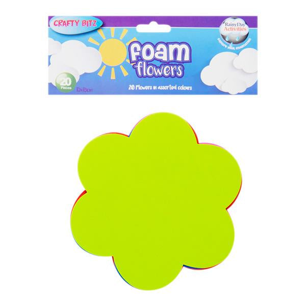 Crafty Bitz Pkt.20 Foam Flowers
