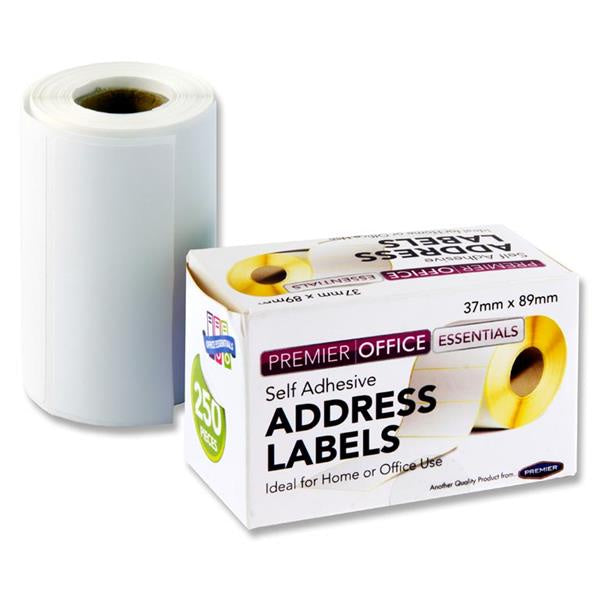 Premier Office Roll 250 89x37mm Address Labels
