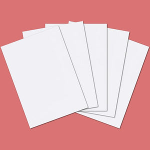 A3 White Card Single