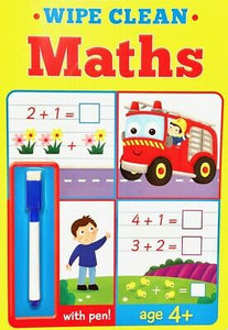 Wipe Clean Educational Book 4+