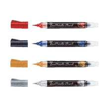 Load image into Gallery viewer, Dual Metallic Brush Pens
