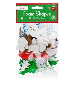 Christmas Craft self adhesive Foam Shapes