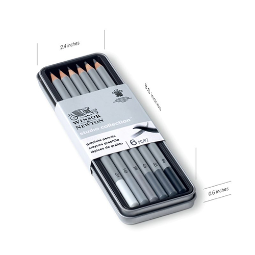 WN Studio Collection Graphite 6 Pencils Tin
