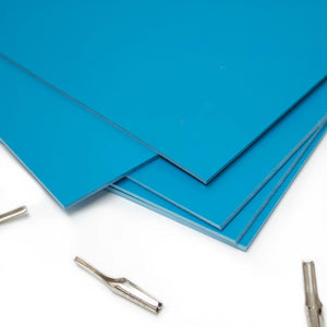 Artway Soft Cut Polymer Sheet for Lino Printing - Blue A4
