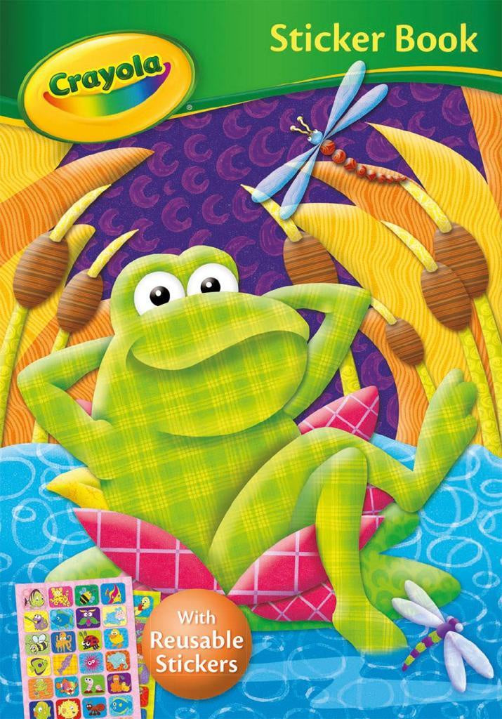 CRAYOLA STICKER BOOK FROG