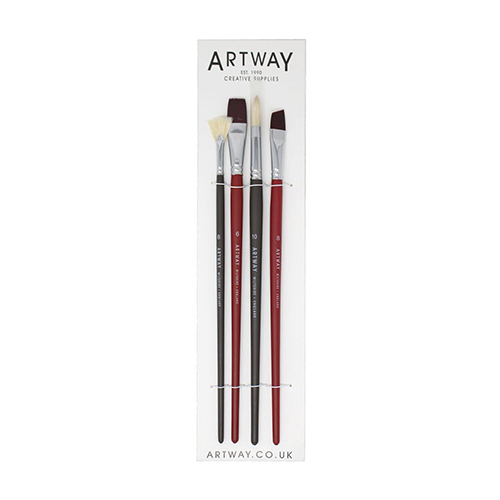 Artway Premium Long Handle Paint Brushes