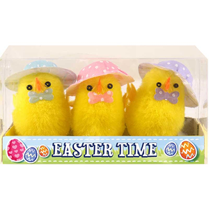 Easter Chicks with Hats