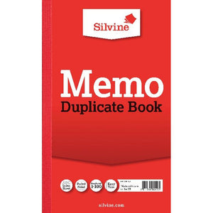 Silvine Dup Book 8.25x5 Memo 601