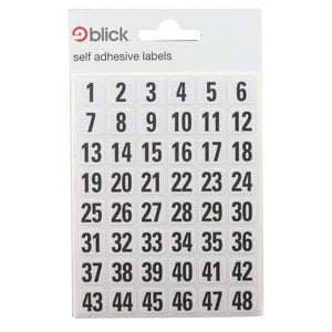 Blick Label Bag 00-99 Wht/Blk 144 016250