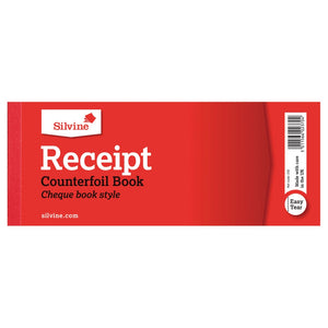 Silvine Receipt Book 3x8 C/Foil 233