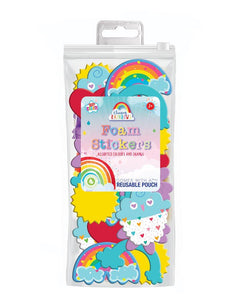 Kids Create Foam Shapes -Rainbows