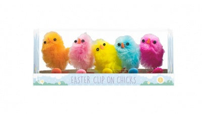 Clip on Easter Chicks 5Pk