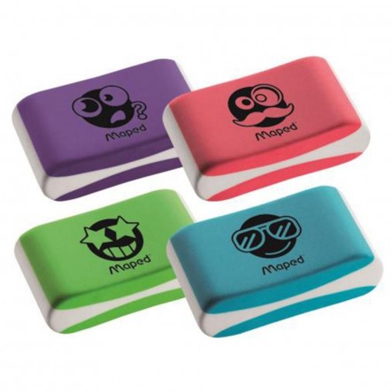 Maped Faces Soft Eraser's asstd