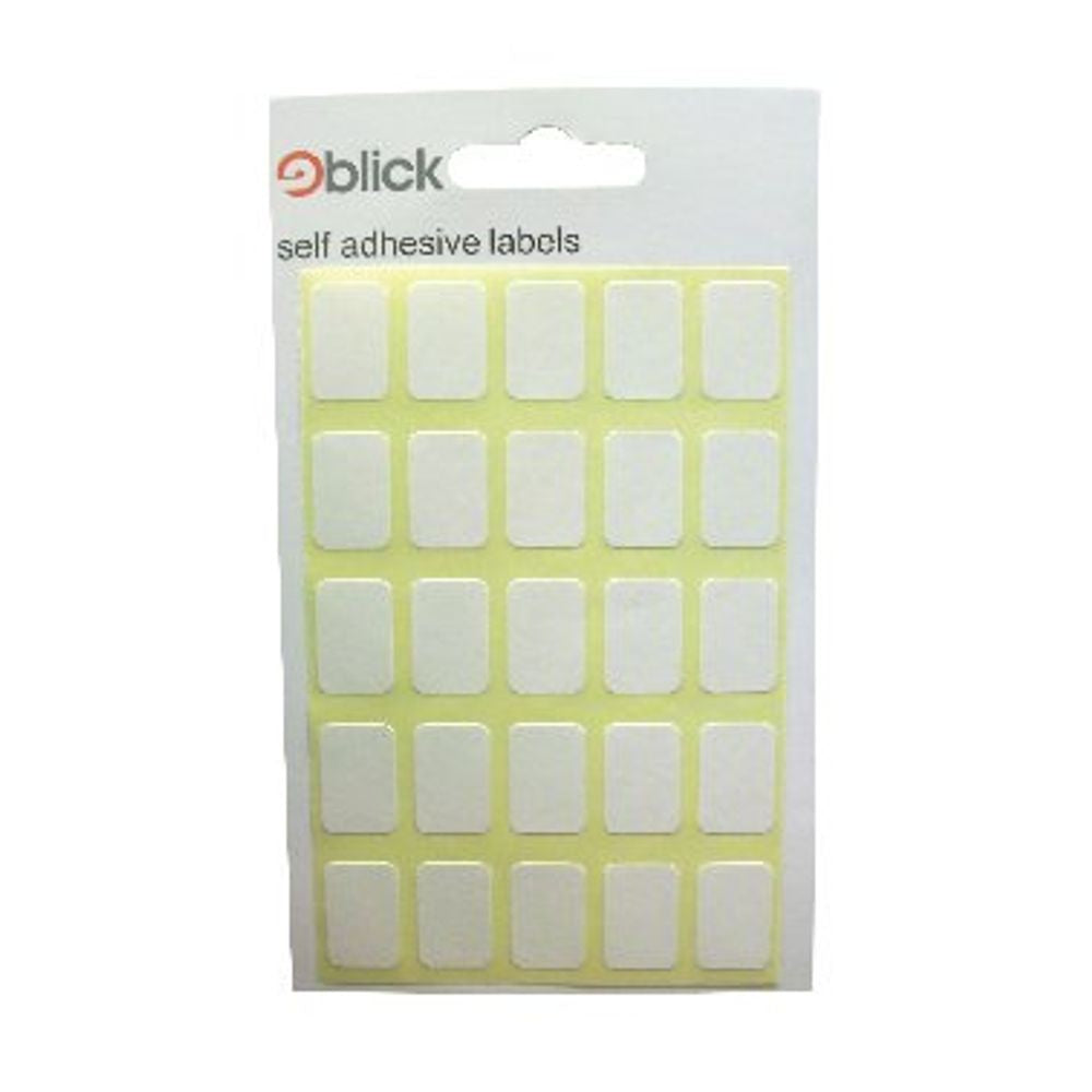Blick Label Bag 12x18 Wht Pk175 002758