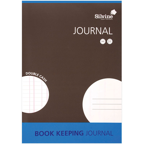 Bookeeping Journal Accounts Double Cash