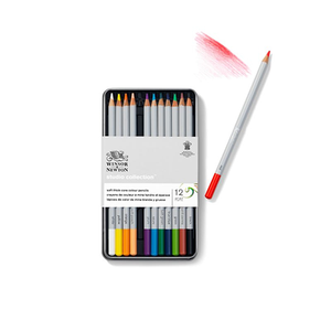 Studio Collection Soft Core 12 Colour Pencils Tin