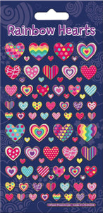Rainbow Heart Stickers