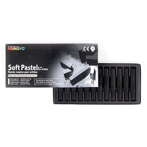 Mungyo Soft Pastels - 12 Charcol