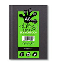 Load image into Gallery viewer, Gecko Classy Hardback Sketchbook
