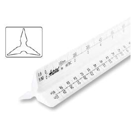 Triangular Scale Ruler 12